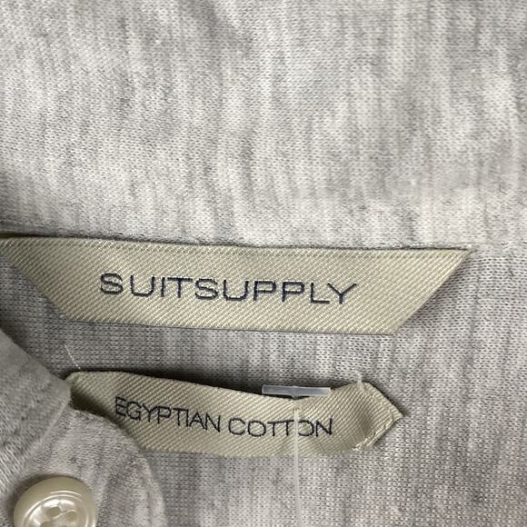Suitsupply Italian Fabrics Egyptian Cotton Button Shirt Men's Extra Slim 39 15.5 - Picture 4 of 10